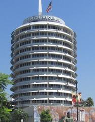 Capitol Records headquarters on Hollywood Boulevard