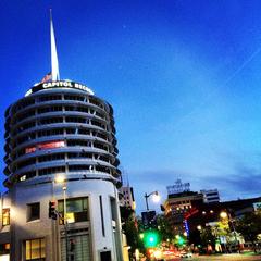 Capitol Records Building in Los Angeles, California