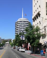 Capitol Records Building in Hollywood, Los Angeles