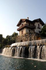 Cascade de Gairaut at sunset