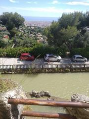 View of Nice from the Gairault waterfall