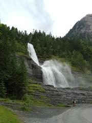 Chute amont de la cascade du Rouget en Haute-Savoie