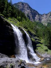 Cascade du Rouget waterfalls in summer 2023