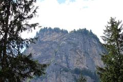 panoramic view of Cascade du Rouget