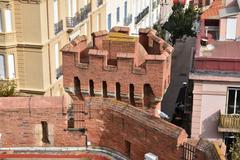 panoramic view from the roof of the Castillet in Perpignan