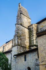 Northern buttress of Cathédrale Saint-Gervais et Saint-Protais in Lectoure, France