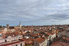 panoramic view from the roof of the Castillet