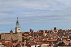 Panoramic view from the roof of the Castillet