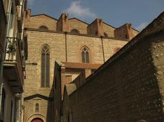 South facade of Perpignan Cathedral in France