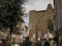 Cathedral of Perpignan and Gambetta Square