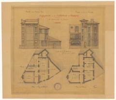 Dégagement de la cathédrale de Perpignan architectural sketch 1899