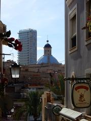 a panoramic view of Alicante, Spain