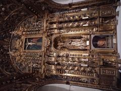 Retablo de la Capilla de San Nicolás in the apse of the temple