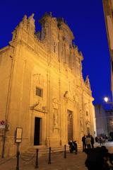 Gallipoli Cathedral at night