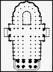 Floor map of the Cathedral of María Inmaculada