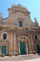 Monopoli Cathedral exterior with bell towers and intricate façade