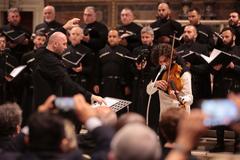 Trinity Cathedral Choir performing Georgian chants in Vatican City