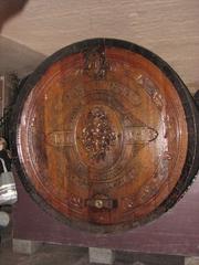 Wedding gift barrel in historical cellar of Strasbourg