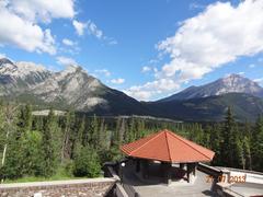 Hill side view from the Cave and Basin National Historic Site of Canada