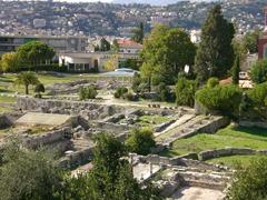 Decumanus of Cemenelum in Nice, France