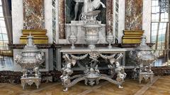 3D restitution of Louis XIV's silver furniture at Versailles