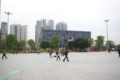 Guangzhou Flower City Square with Guangdong Museum