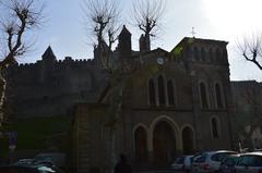 Église Saint-Gimer with Château Comtal in Carcassonne