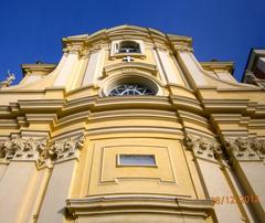 Facade of Chapelle de la Miséricorde in Nice, France