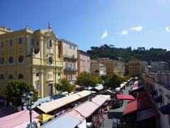 Cours Saleya historical building in France