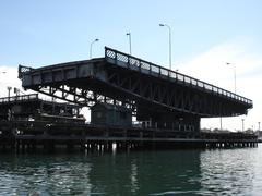 Glebe Island Bridge in New South Wales on a sunny day