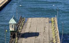 Glebe Island Bridge with birds from ANZAC Bridge pedestrian path