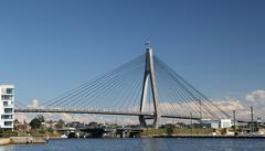 ANZAC Bridge seen from Pirrama Park in Sydney