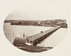 Glebe Island Bridge, Sydney, 1871