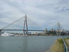 Anzac Bridge in Sydney, Australia