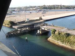 Glebe Island viewed from ANZAC Bridge