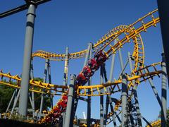 El Jaguar roller coaster at Isla Mágica