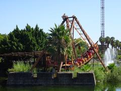 Navío Barbarroja docked at Isla Mágica theme park