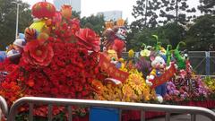 Chimelong float in the 1st Guangzhou Chinese New Year Parade