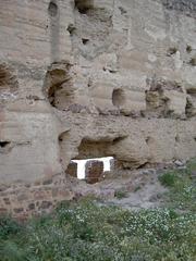 hole in wall of Almonacid castle