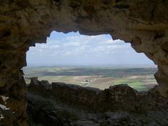 Almonacid de Toledo castle walls and countryside