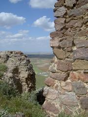 Almonacid de Toledo Castle walls and countryside