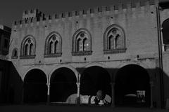 Corte Malatestiana monument in Fano, Italy