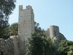 Hyeres medieval walls and castle tower