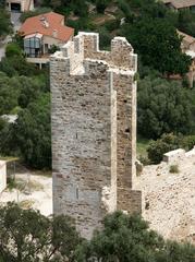 Hyeres medieval city first enclosure tower