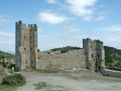 Portion of the curtain wall of the first medieval enclosure in Hyères