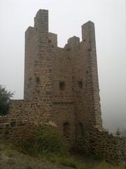 View of Hyeres Castle ruins against a blue sky