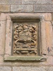 historic Lauriston Castle Coat of Arms on north facade