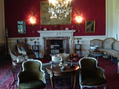 sitting room furniture at Lauriston Castle