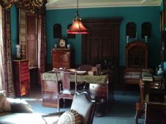 Study at Lauriston Castle with vintage furnishings