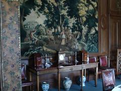 Tapestry in the living room of Lauriston Castle